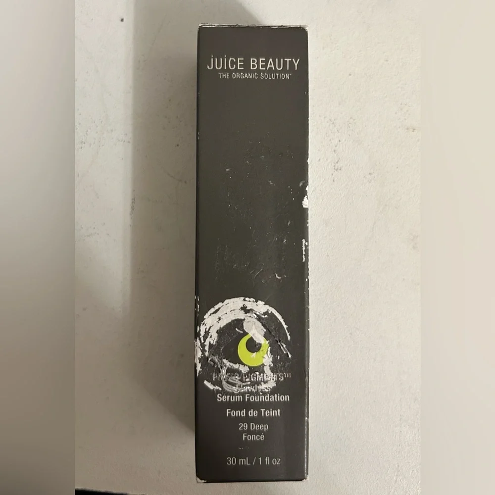 NEW IB Juice Beauty Phyto-Pigments Flawless Serum Foundation 29 Deep Fonce 1oz